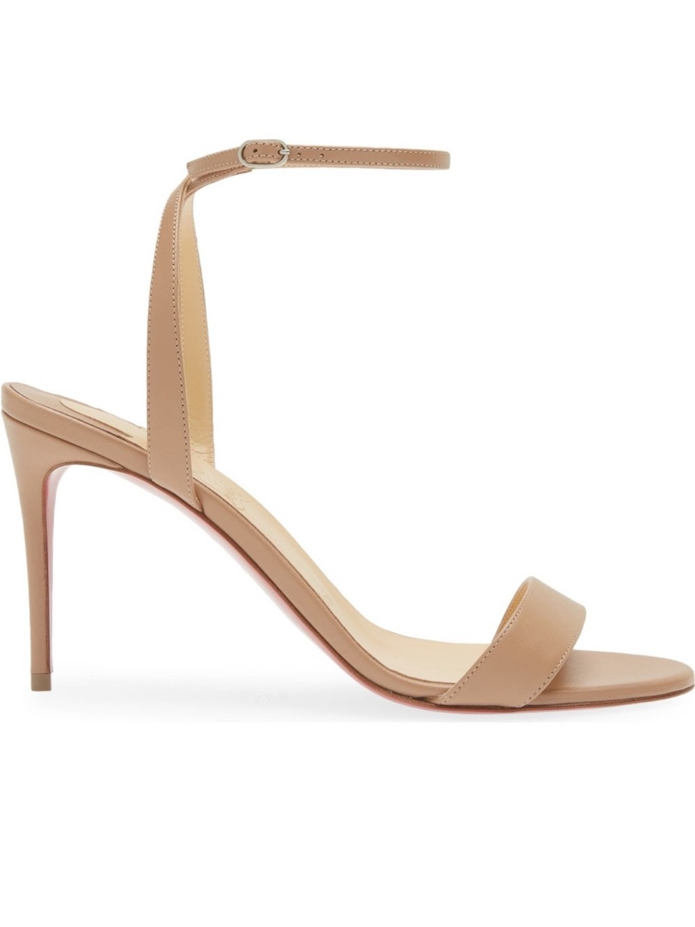 Christian Louboutin Loubigirl Ankle Strap Sandal Heels in Blush NWOB